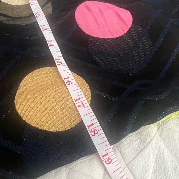 NWT Maeve anthropologie petite xs black motif circles sleeveless dress. - Picture 11 of 13